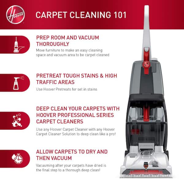 Hoover Turboscrub Upright Carpet Cleaner Machine Fh50138v The