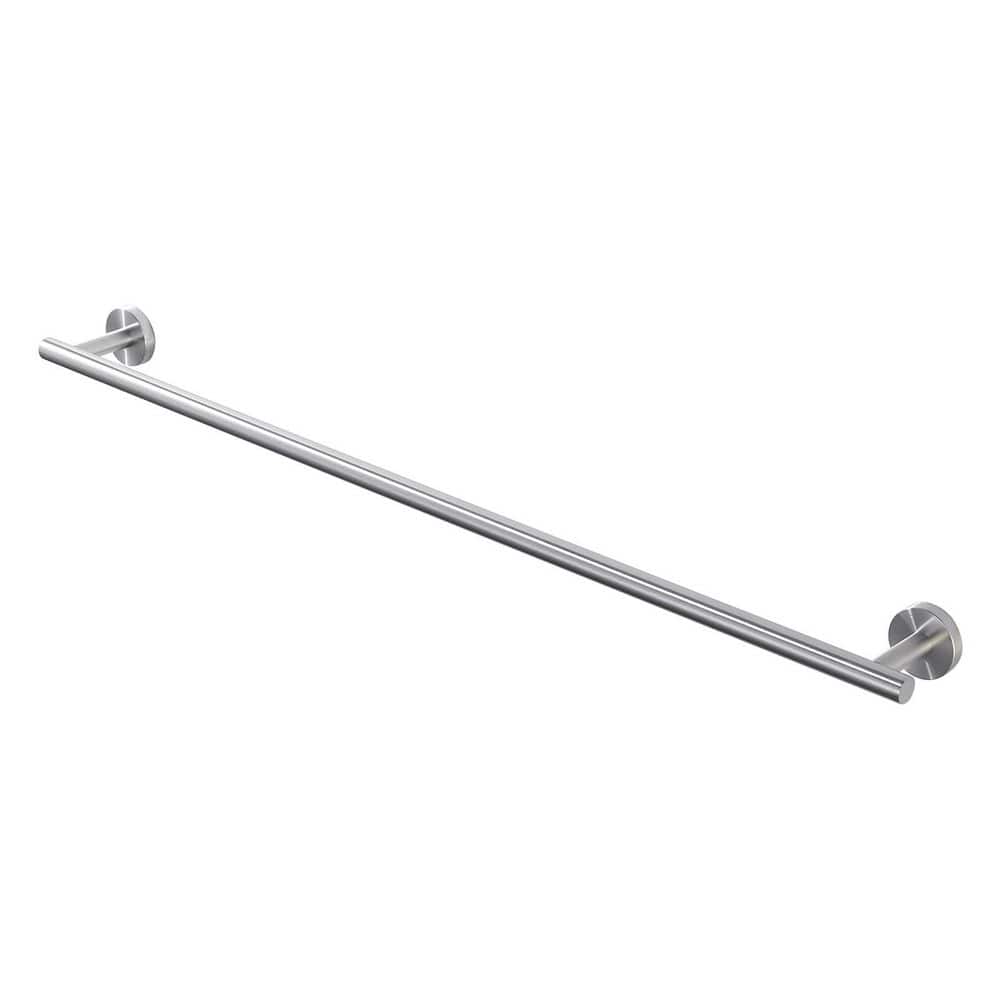 32 in. Wall Mounted Single Towel Bar Bath Hardware Accessory in Brushed Nickel price history on PriceWatchPro