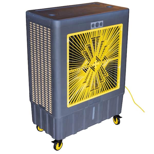 Hessaire Hi-Viz Series 11,000 CFM 3-Speed Portable Evaporative Cooler (Swamp Cooler) for 3,000 sq. ft.