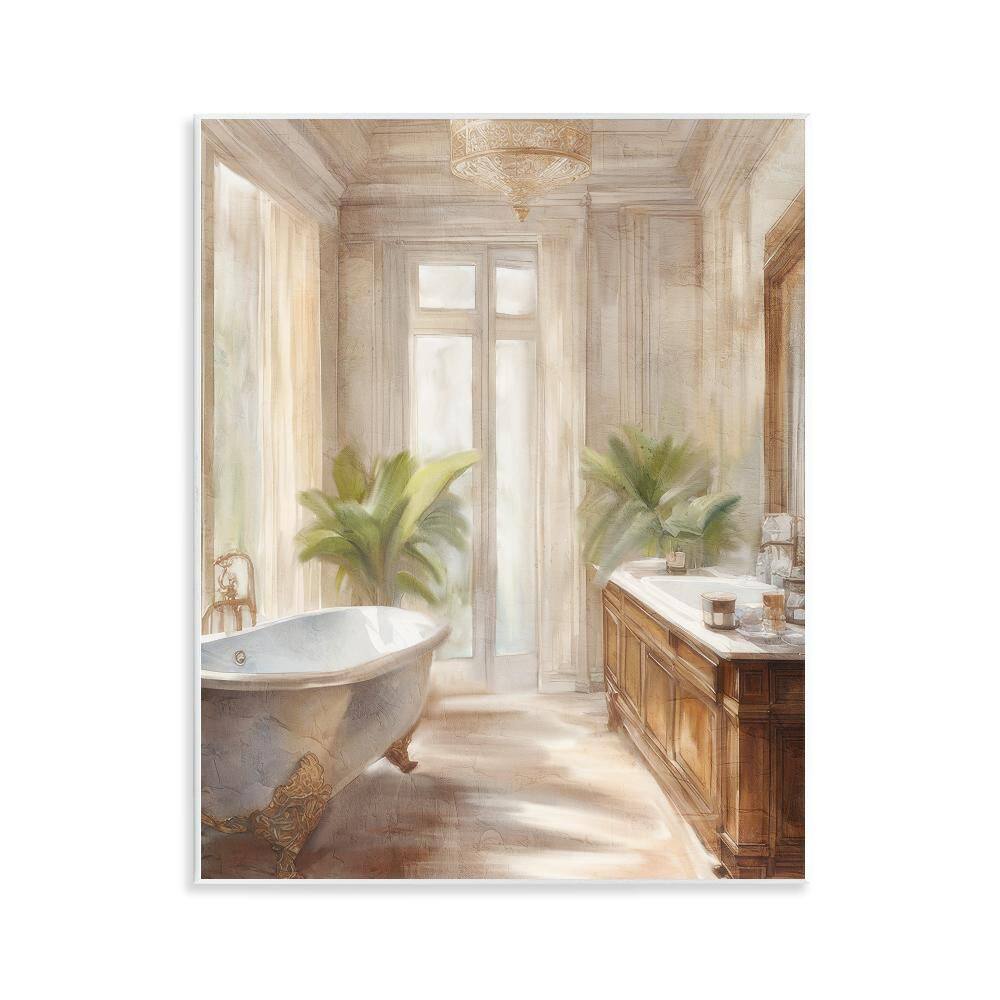 Serenity Bath Bathroom Painting by Kim Allen 1 Piece Unframed Abstract Graphic Art Print 14 in. x 11 in. price history on PriceWatchPro