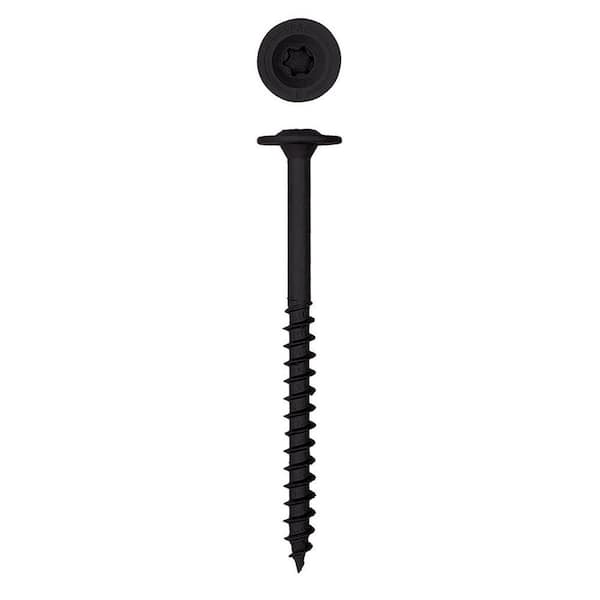 3/8 in. x 5 in. Exterior Washer Head Structural Wood Lag Screws Powerlags Torx T-Star (25 Each) Bit Included