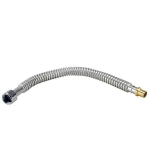 3/4 in. Stainless Steel PEX-B Barb x 3/4 in. Female Pipe Thread x 18 in. Water Heater Connector