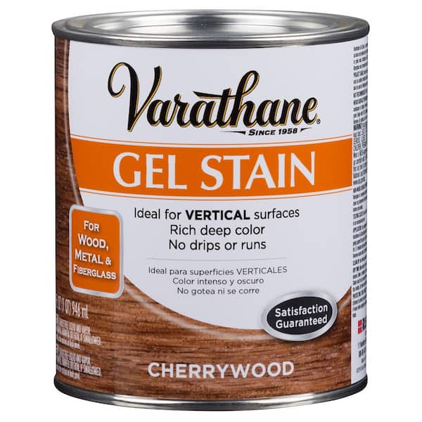 1 Quart Cherrywood Semi-Transparent Interior Wood Gel Stain (2-Pack)