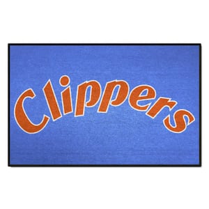 NBA Retro San Diego Clippers Blue 2 ft. x 3 ft. Starter Mat Area Rug