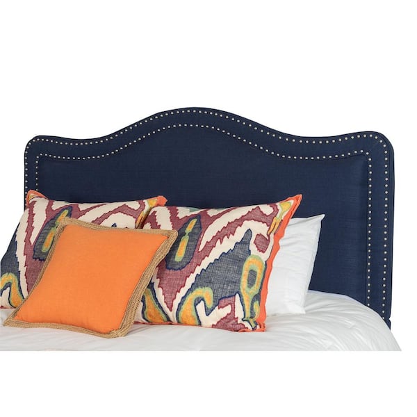 Leffler Home Vivian Queen Upholstered Bed with Side Rails and Footboard in Urban Graphite