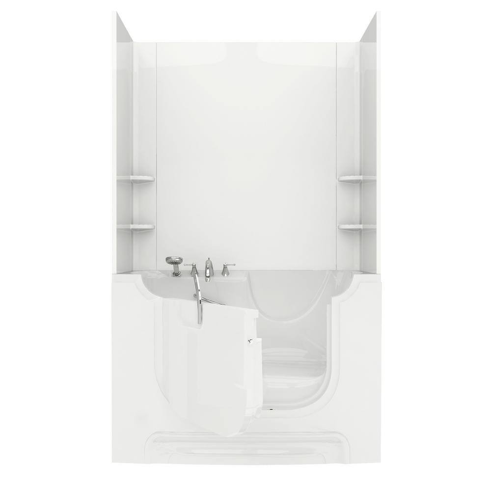 NOVA Heated Rampart Wheelchair Accessible 5 ft. walk-in bathtub with Easy U