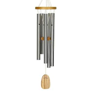 Signature Collection, Chimes of Bali, 25 in. Silver Wind Chime BWS