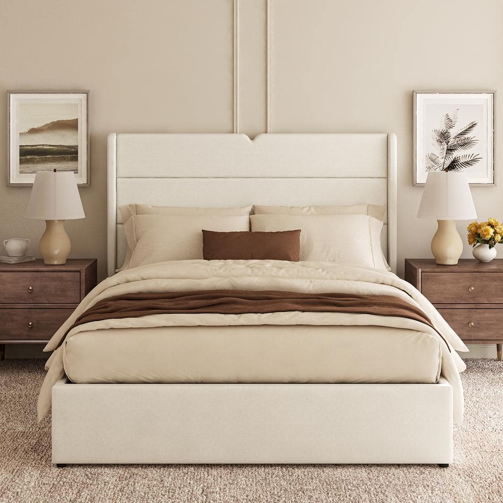 JAYDEN CREATION Roy White 68 in. W Lift Up Storage