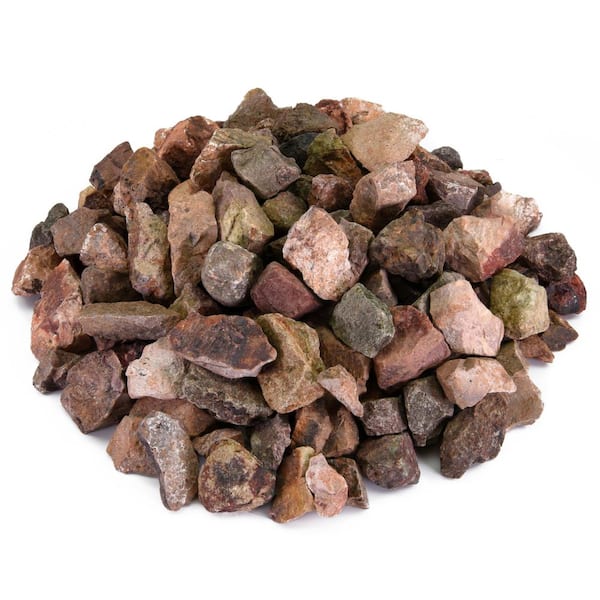 Yard Elements 25 Cu. Ft. of Small 3/4 in. Terra Cotta Bulk Landscape Rock and Pebble for Gardening, Landscaping and Walkways