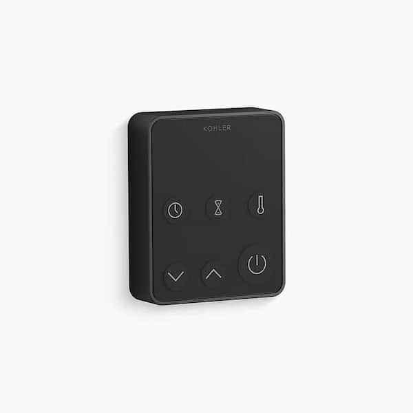 Invigoration Series Steam Generator Control Kit with Adjustable Temperature Setting in Matte Black