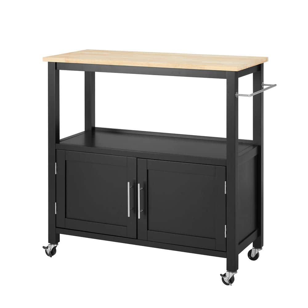 Margo Black Service Kitchen Cart - thumbnail 6