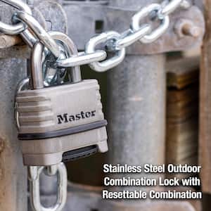 Master Lock Outdoor Combination Lock, 2 in. Shackle, Resettable 875DLHHC -  The Home Depot