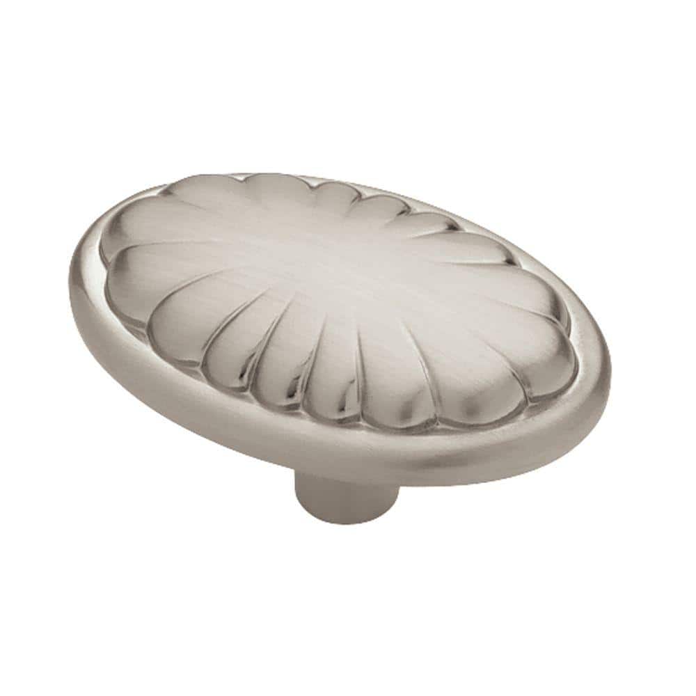 Liberty 1-1/2 in. Shell Cabinet Hardware Knob PN0632V-SN-C - The Home Depot