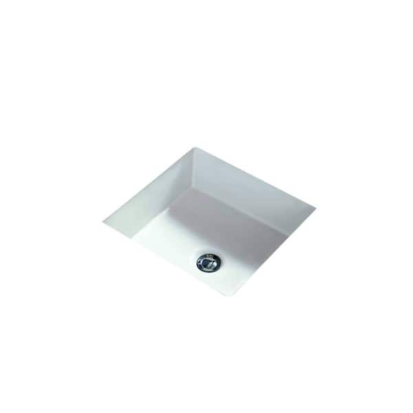 Filament Design Cantrio Undermount Bathroom Sink in Stainless Steel Filament Design Cantrio Undermount Bathroom Sink in Stainless Steel
