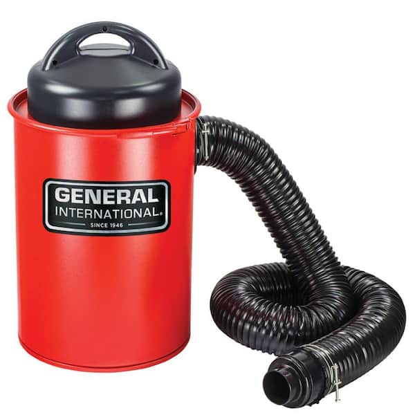 General International 1.5 HP 108 CFM 4 in. Portable 13 Gal. Dust Collector with Metal Dust Collection Drum