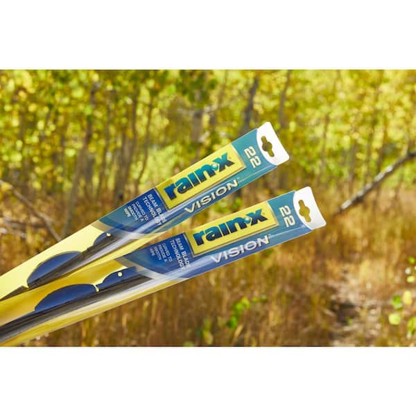 Rain-X Vision Wiper Blade: 22, Standard Beam, All Weather Performance,  Pack of 1 810022 - Advance Auto Parts