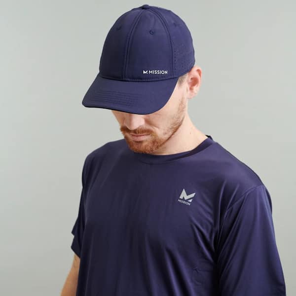 Mission 1-Size Fits Most Unisex Cooling Work Day Hat Navy 5559