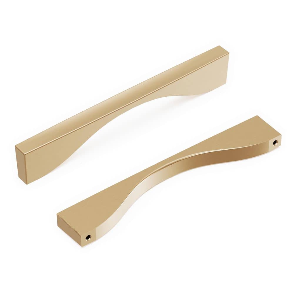 Channel Collection Pull 6-5/16 in. (160mm) Center to Center Satin Champagne Bronze Arch Cabinet Pull