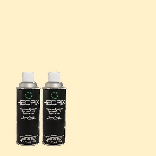 Hedrix 11 oz. Match of 320A-2 Provence Creme Gloss Custom Spray Paint (2-Pack)