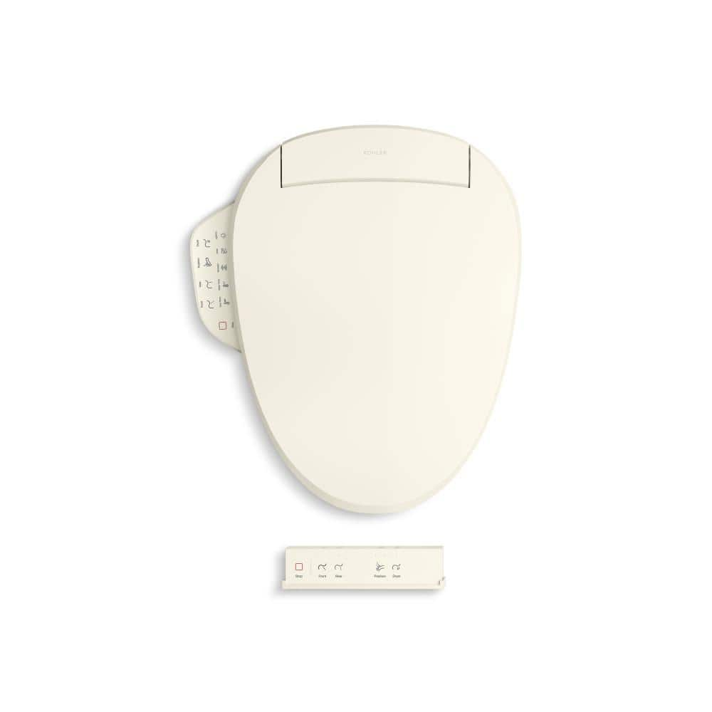 Kohler Purewash E725 Electric Plug In Bidet Seat For Elongated Toilets With Remote Control In