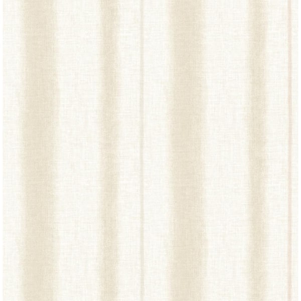 A-Street Prints Alena Beige Brown Soft Stripe Matte Paper Non-Pasted Wallpaper