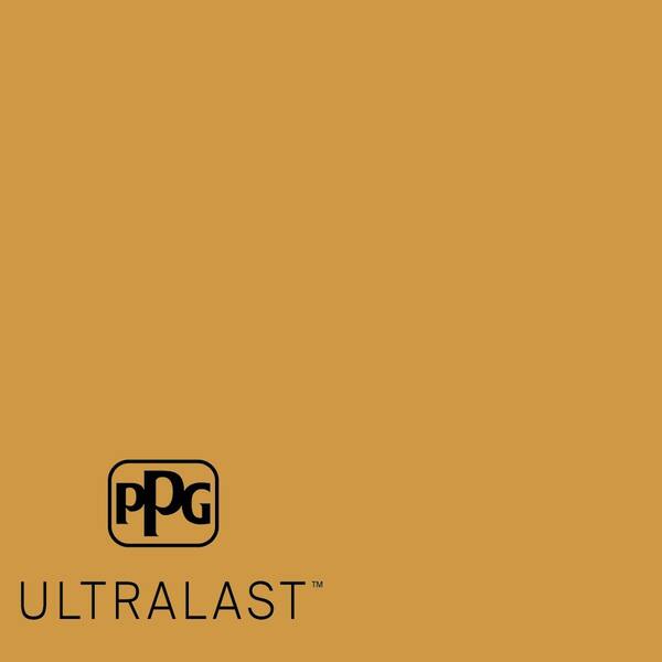 PPG UltraLast 1 qt. #PPG1208-6 Mayan Treasure Semi-Gloss Interior Paint and Primer