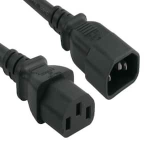 15 ft. 16 AWG Computer Power Extension Cord (IEC320 C13 to IEC320 C14)