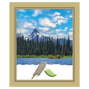 Size 16 in. x 20 in. Landon Gold Narrow Picture Frame Opening
