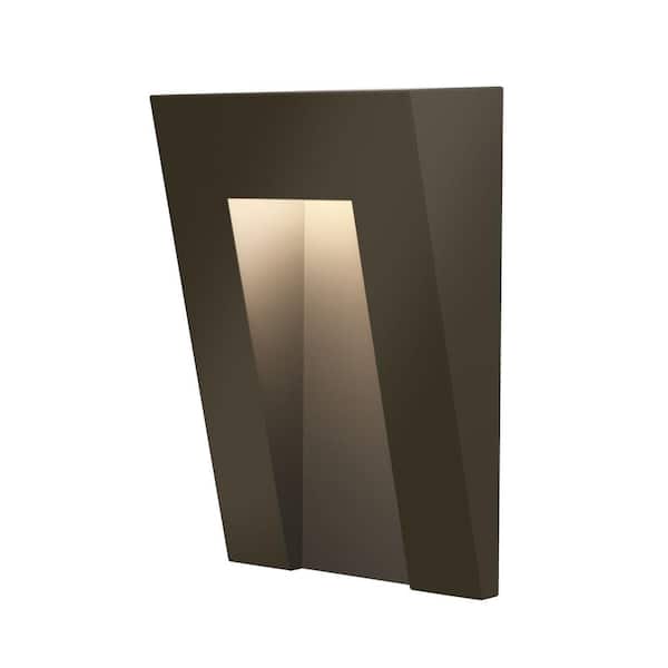 Taper Low-Voltage Bronze Integrated LED Deck Sconce