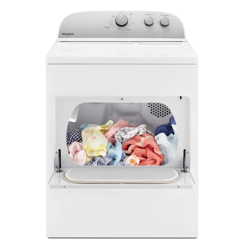 7.0 cu. ft. 120-Volt White Gas Vented Dryer with AUTODRY Drying System