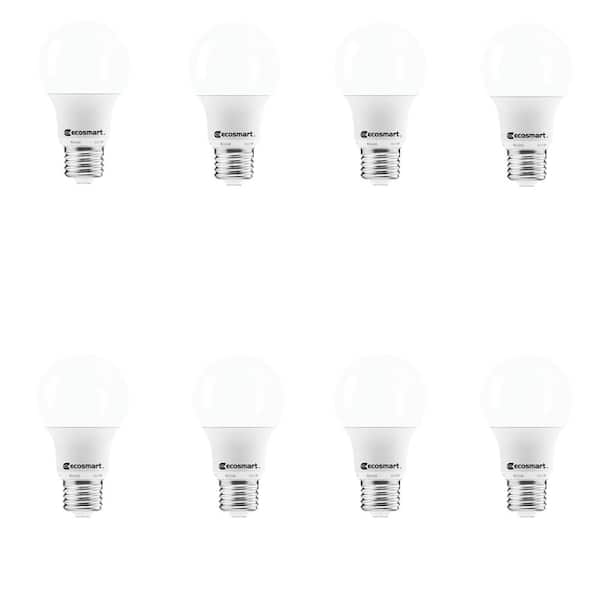 Unbranded 40-Watt Equivalent A19 Non-Dimmable LED Light Bulb Soft White (8-Pack)