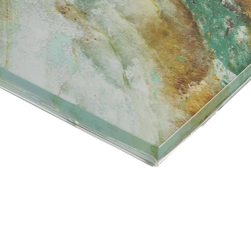 Astral Glass Emerald Polished Rectangular Wall Tile