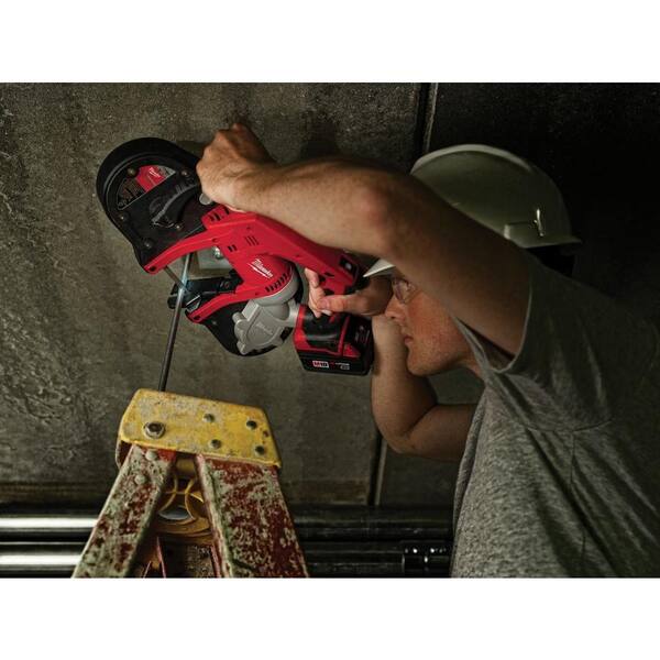 Milwaukee M18 18-Volt Lithium-Ion Cordless Band Saw Kit with Two