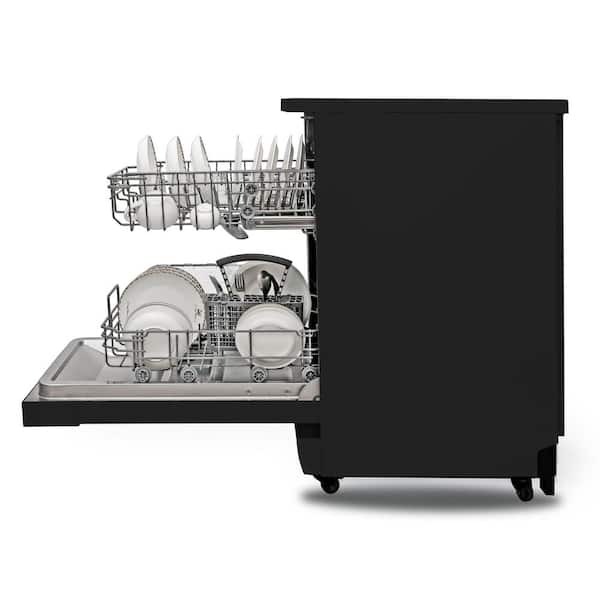 BLACK+DECKER 17.64-in Portable Freestanding Dishwasher (Black) ENERGY STAR,  52-dBA
