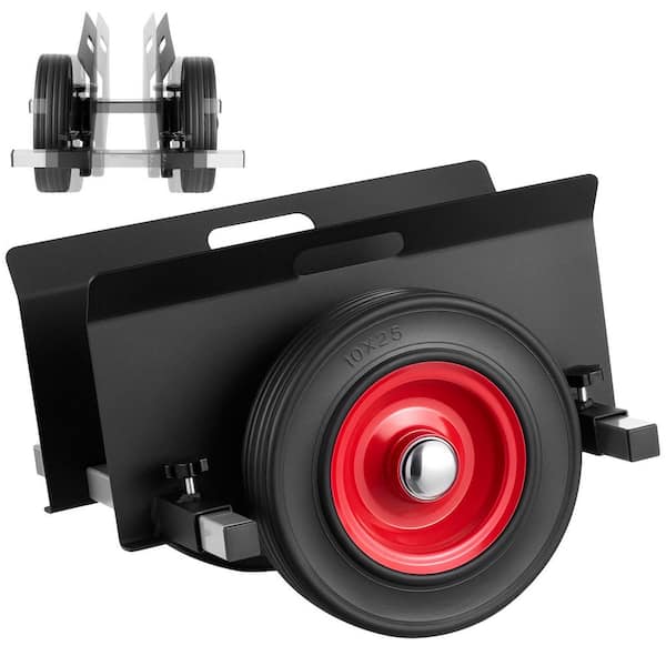 Panel Dolly, 1000 lbs. Load Capacity, Drywall Mover with 10 in. Rubber Wheels Fits Different Terrain, Black
