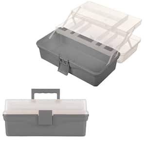 home depot tackle box Goplus Large Box, Portable Fishing Storage w/ 3 Customizable Boxes & Side Storage, Double-layer Top Compartment, Premium for Tackle & Tool Organization : Sports & Outdoors This multipurpose pink organizer features a clear lid that provides visibility to the contents and 2 tiers of trays that open widely for easy access Stalwart 14 in. L x