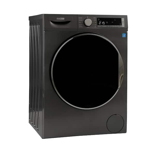 2.2 cu.ft. 120-Volt Sani Front Load Washer 1400 RPM With 15 Built- in Cycles LED Display in Titanium
