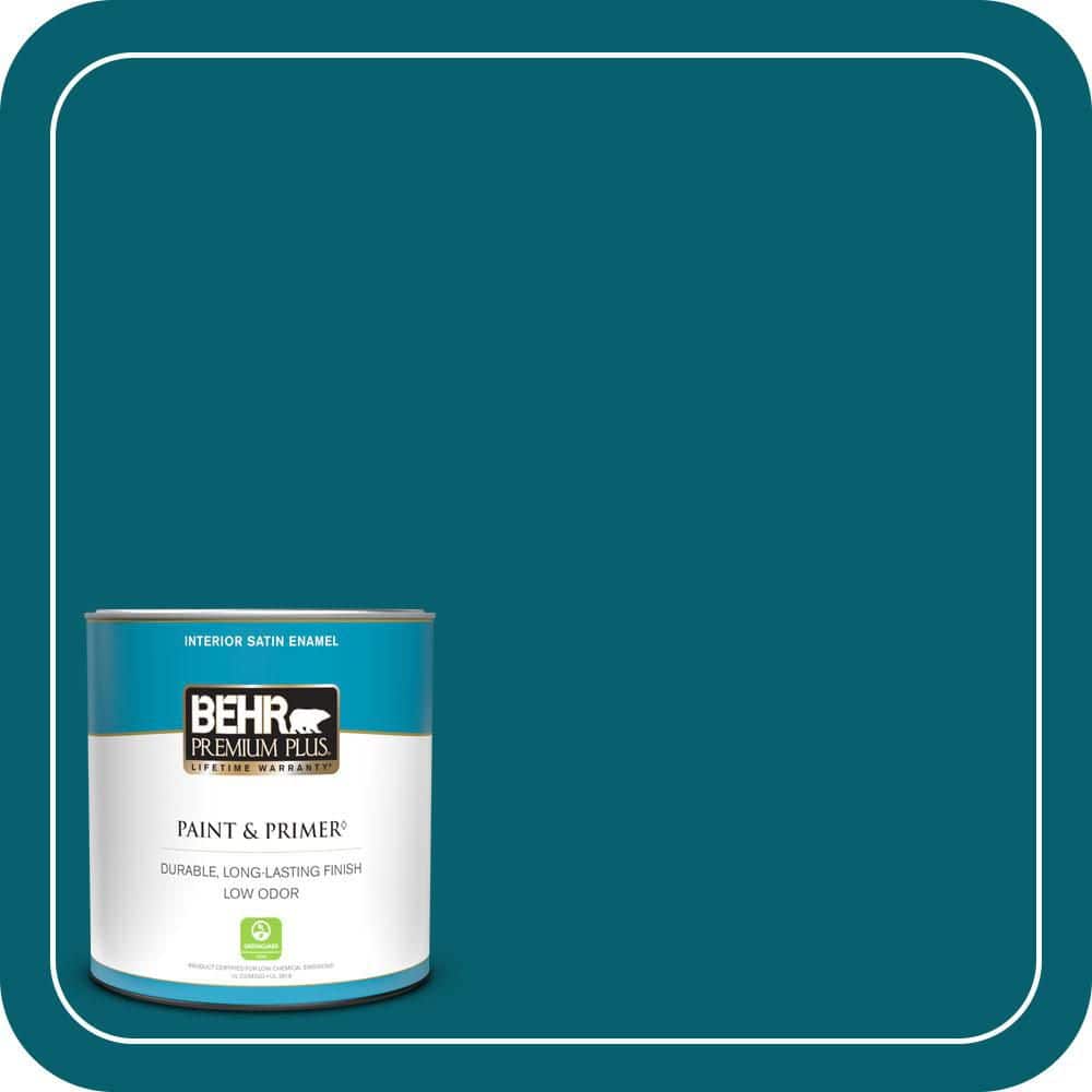 1 qt. #T16-04 Galapagos Satin Enamel Low Odor Interior Paint & Primer price history on PriceWatchPro