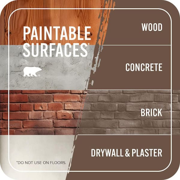 BEHR PREMIUM PLUS 8 oz. #N190-7 Moose Trail Satin Enamel Interior