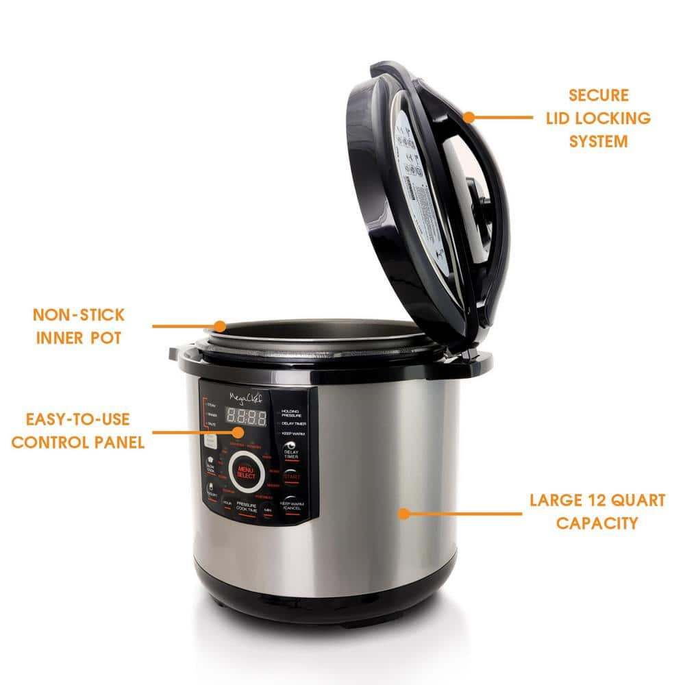 Electric Pressure Cooker 12Qt - rated 4.5126 stars from 318 reviews