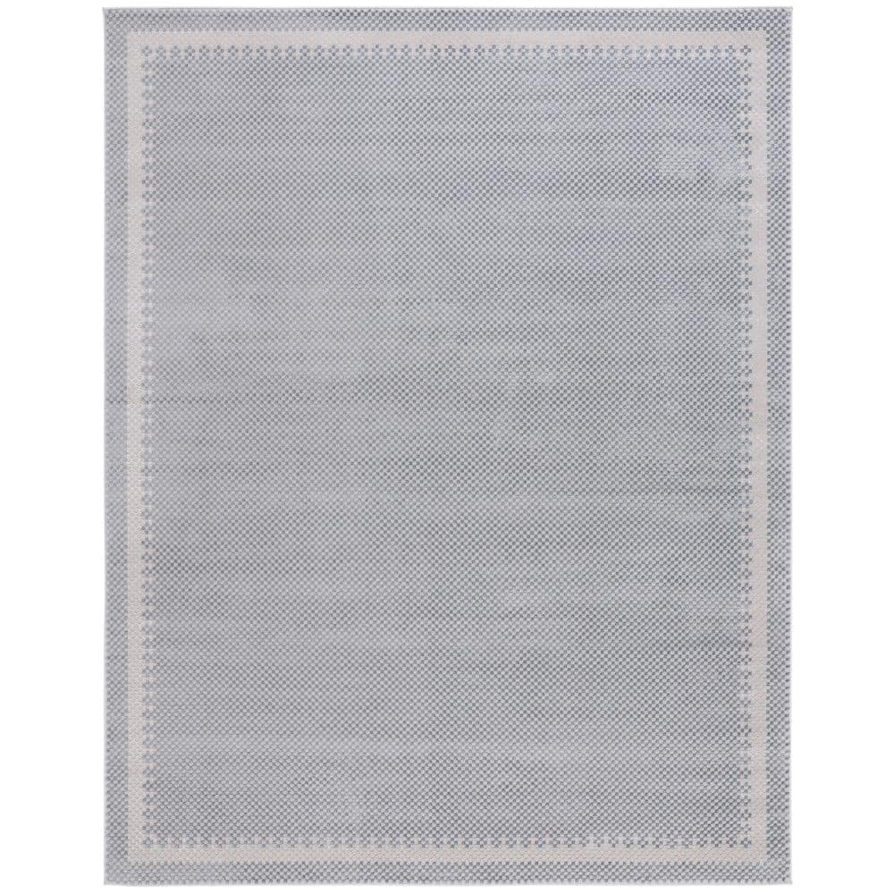 Continental 7 ft. x 9 ft. Gray/Beige Border Latticework Area Rug price history on PriceWatchPro