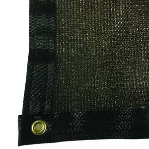 7.8 ft. x 25 ft. Brown 88% Shade Protection Knitted Privacy Cloth