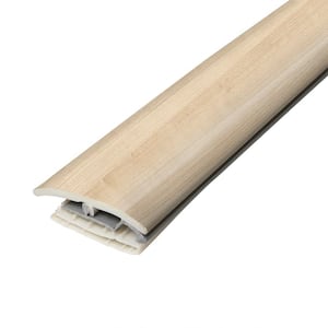 Mellow 0.31 in. T x 2 in. W x 78.7 in. L Vinyl 4 in 1 Molding