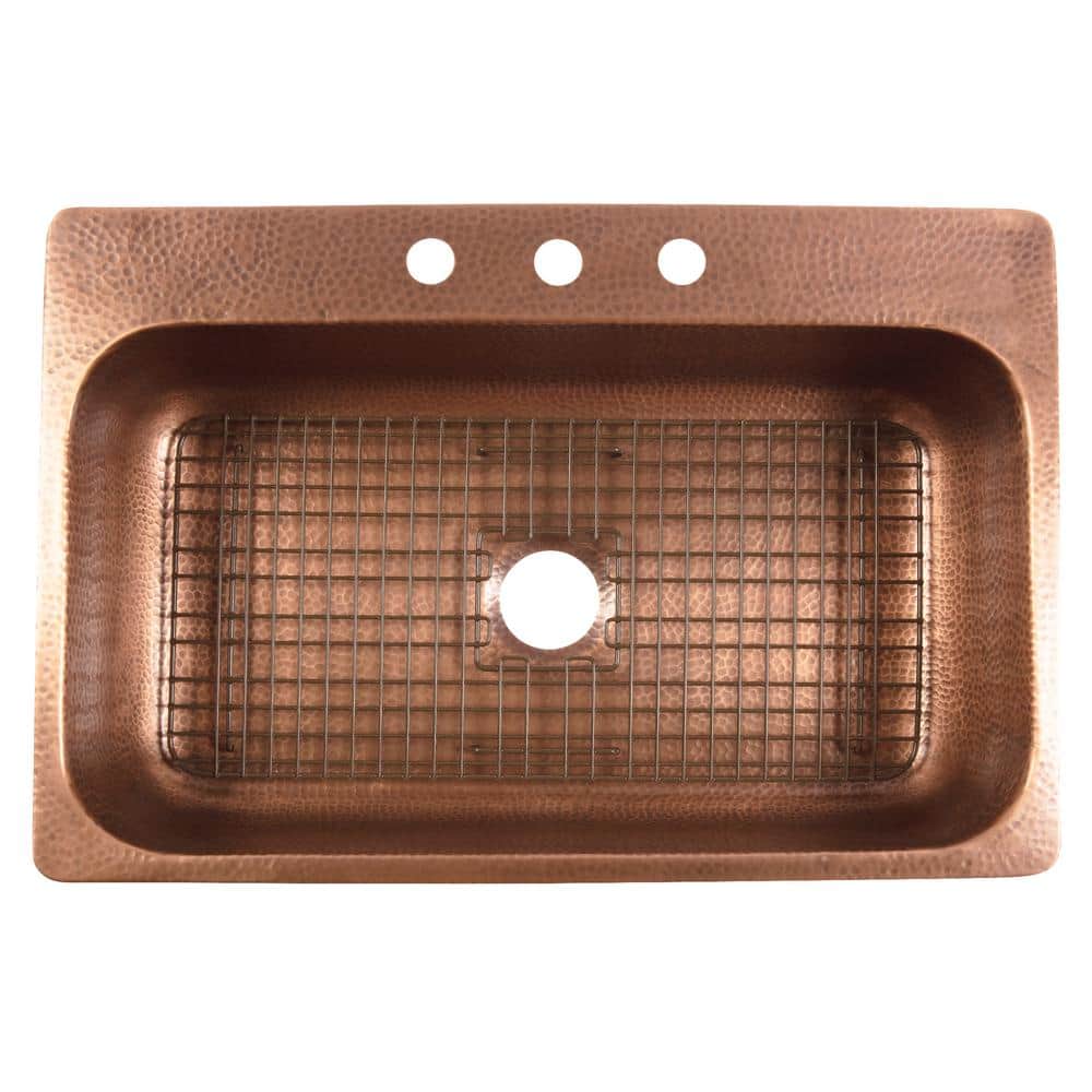 Rohe Antique Brown 27.75" x 13.38" Stainless Steel Sink Grid