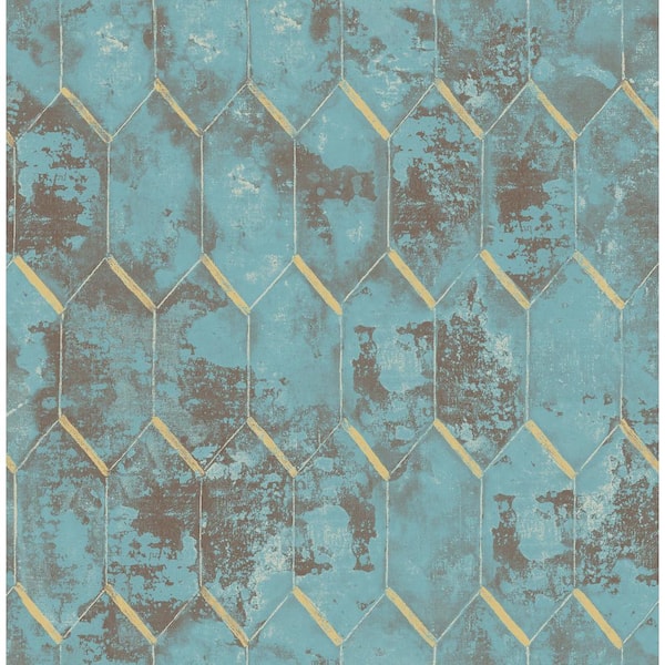 Seabrook Designs Whitney Geometric Paper Strippable Roll (Covers 56 sq. ft.)