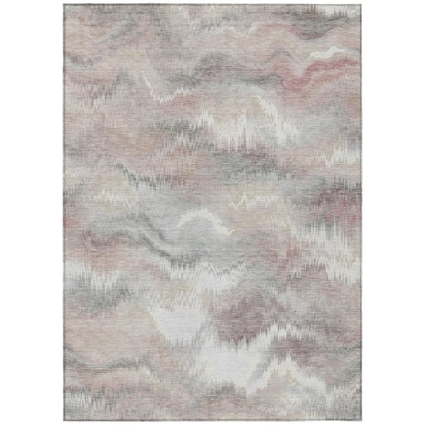 Chantille Machine Washable Indoor/Outdoor Abstract ACN2899 Dune 10 ft. x 14 ft. Area Rug