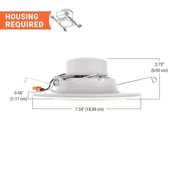 RL Dual Zone 5/6 in. Smart WiFi Recessed LED Trim Connected by WiZ Pro