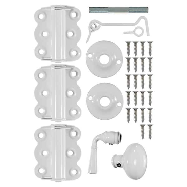 Vinyl Screen Door Kit in White