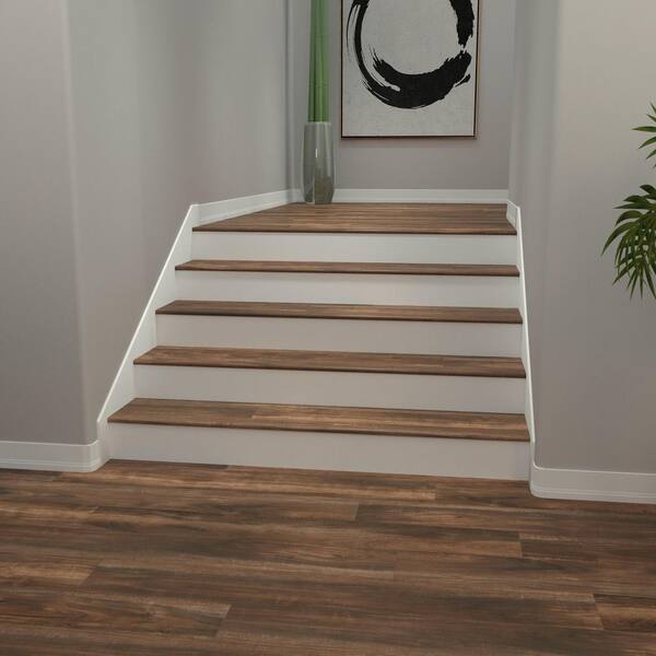 Nouveax Aged Stone 0.23-in T x 1.59-in W x 94-in L Vinyl Floor T-moulding Nouveax Aged Stone 0.23-in T x 1.59-in W x 94-in L Vinyl Floor T-moulding
