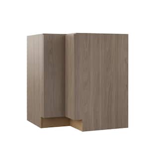 Designer Series Edgeley Assembled 30x34.5x20.25 in. EZ Reach Corner Base Kitchen Cabinet in Driftwood